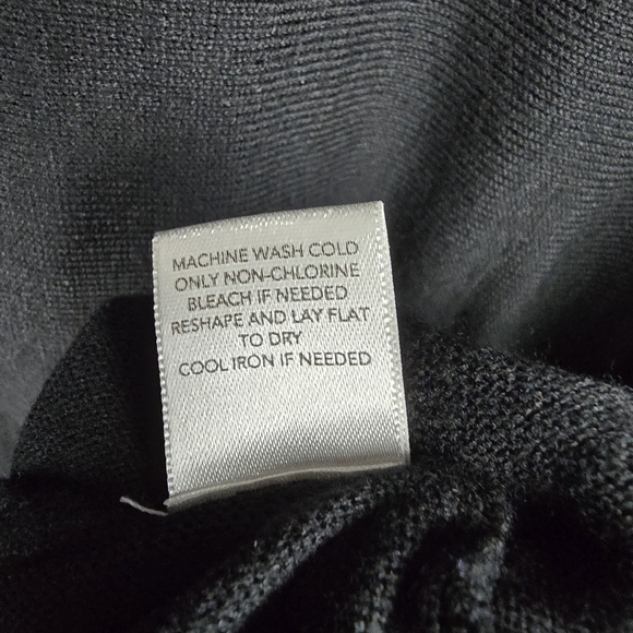 CJ BANKS 3/4 Sleeve Tunic Top Front Tie Black Women Plus Sixe 3X Stretchy Modest - Picture 7 of 10